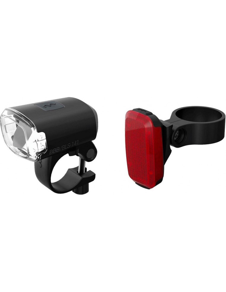 Фонарь BBB BLS-142 lightset Stud combo + BLS-147 rear Spot Black (комплект) 8716683114744 Фары и фонари BBB 4 590 ₽