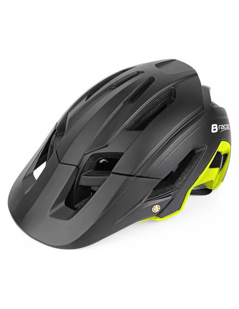 Шлем велосипедный B-RACE Stone II In-Mold MTB Helmet Black / Lime L-XL 8053329962377 Велошлемы B-RACE 7 490 ₽