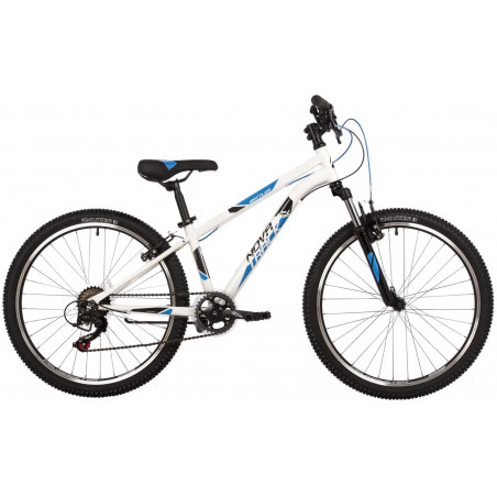Велосипед 24" NOVATRACK BATTLER 12" 6 скор., Сталь, Белый 2023 2200000037299 Детские велосипеды Novatrack 19 890 ₽