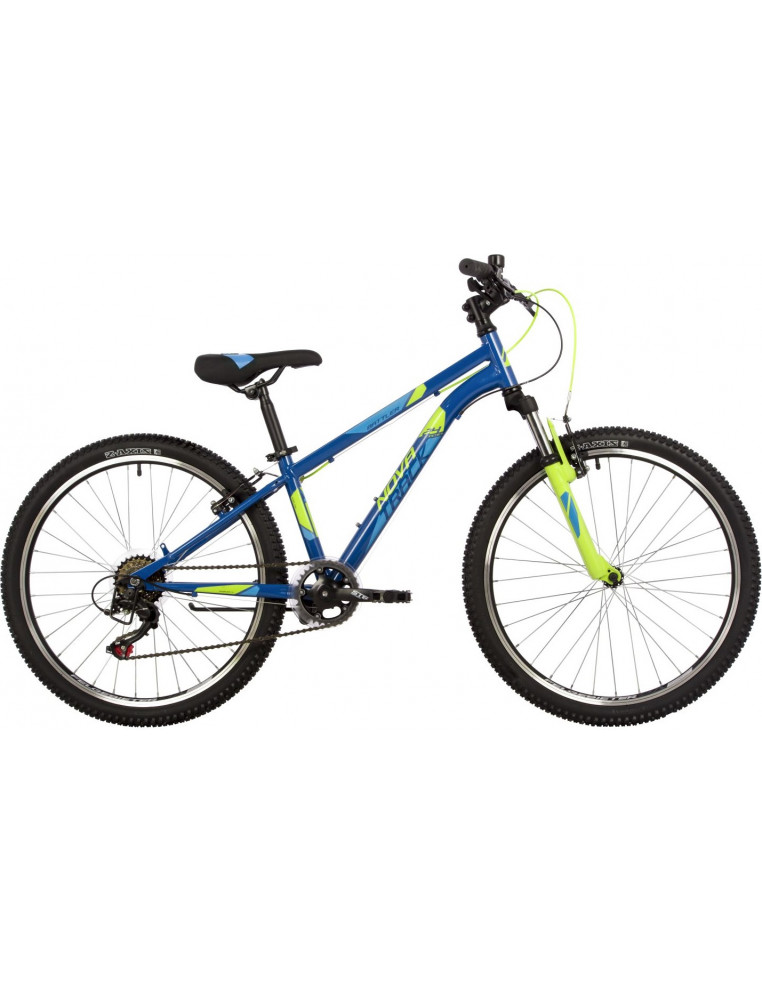 Велосипед 24" NOVATRACK BATTLER 12" 6 скор., Сталь, Синий 2023 2200000037282 Детские велосипеды Novatrack 19 890 ₽