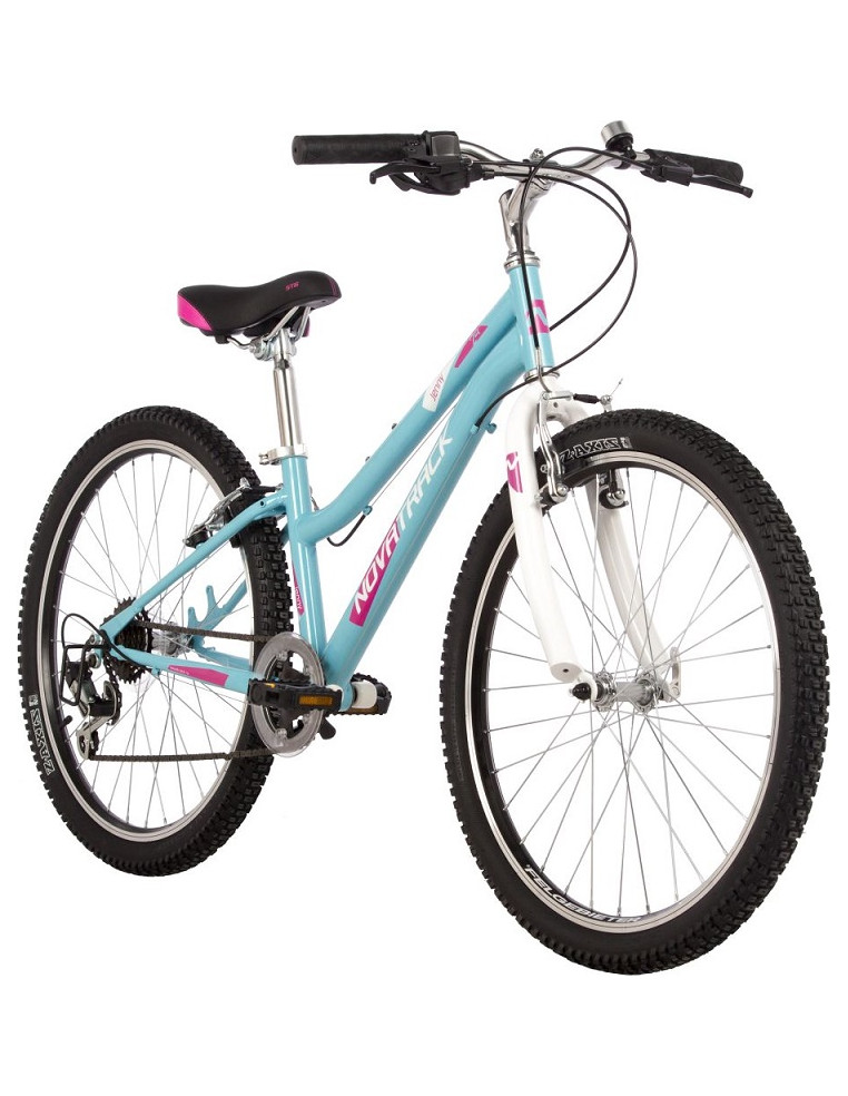 Велосипед 24" NOVATRACK JENNY 12" 6 скор., Сталь, Голубой 2023 2200000037312 Детские велосипеды Novatrack 20 490 ₽