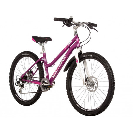 Велосипед 24" NOVATRACK JENNY 14" 6 скор., Сталь, Пурпурный 2023 2200000037305 Детские велосипеды Novatrack 20 200 ₽