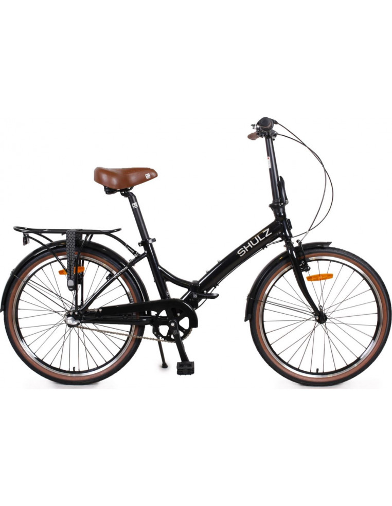 Велосипед 24" SHULZ Складной Krabi C YS-768 3 скор. Черный 2200000037565 Дорожные велосипеды SHULZ 39 100 ₽