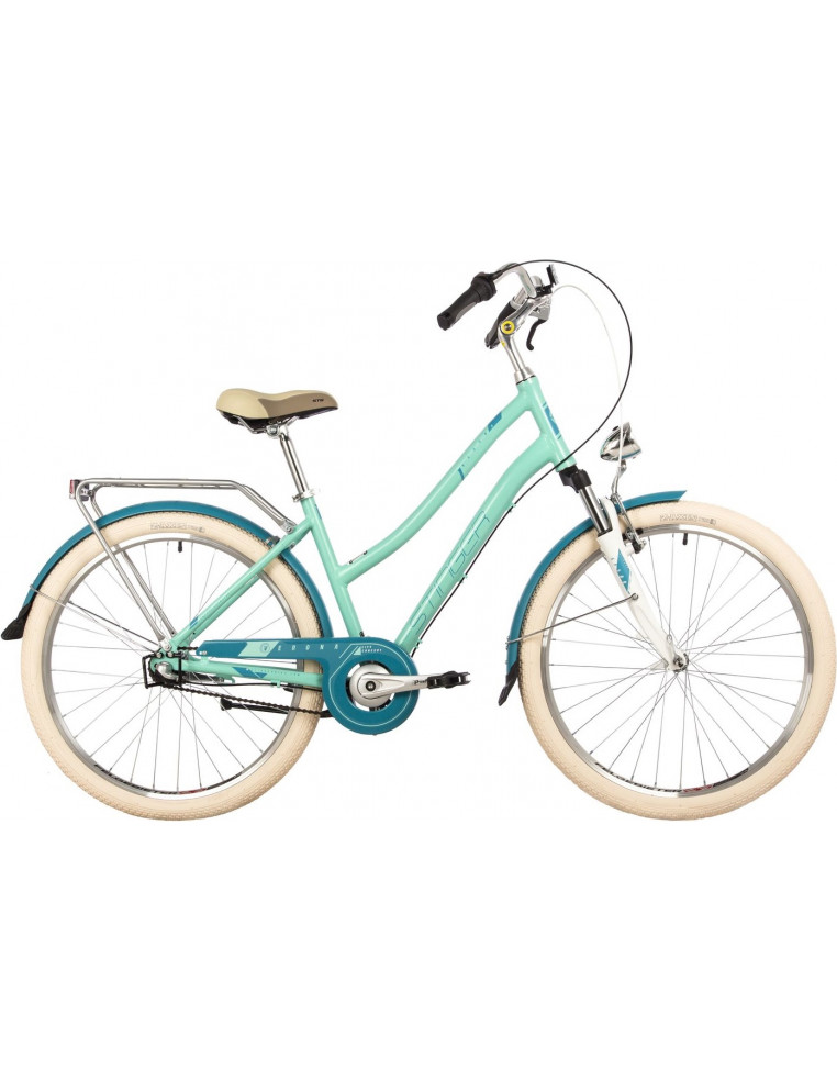 Велосипед 26" STINGER VERONA 17" 3 скор. Алюм. Зеленый 2023 2200000037701 Дорожные велосипеды STINGER 39 890 ₽