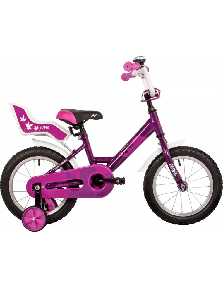 Велосипед 14" NOVATRACK MAPLE Пурпурный 2200000038234 Детские велосипеды Novatrack 7 950 ₽