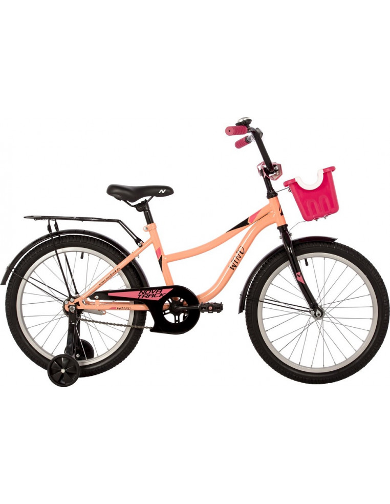 Велосипед 20" NOVATRACK WIND Коралловый 2200000038326 Детские велосипеды Novatrack 10 980 ₽