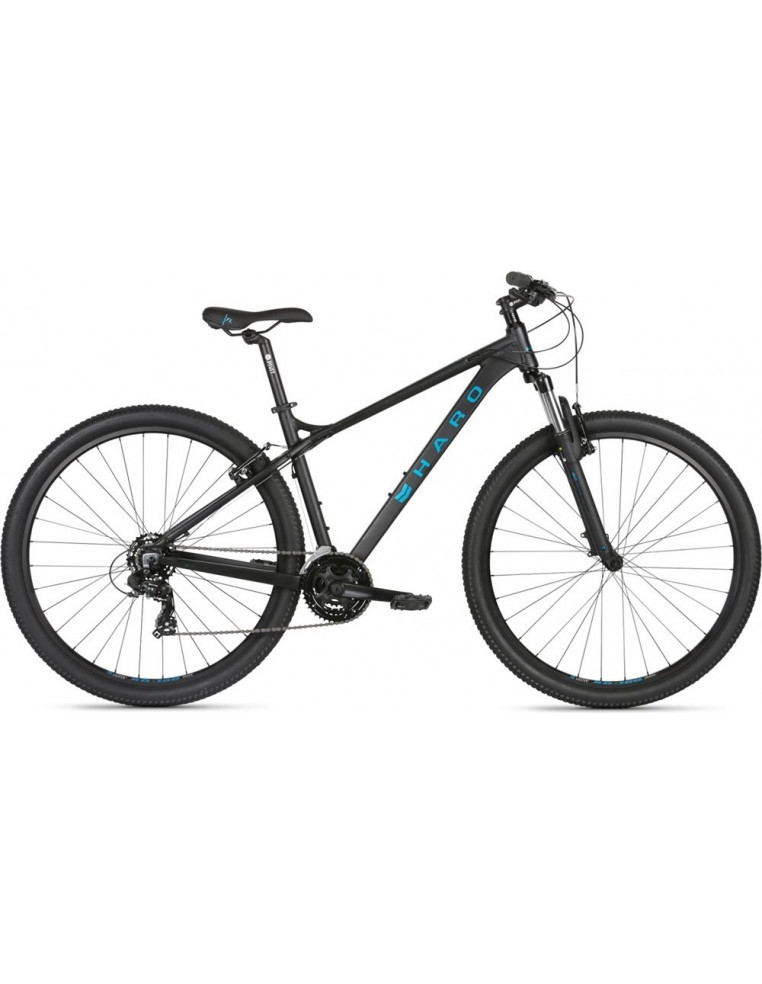 Велосипед 27.5" HARO Flightline One 16" Матовый Черный-Синий Металик 2200000038838 Велосипеды HARO 28 950 ₽