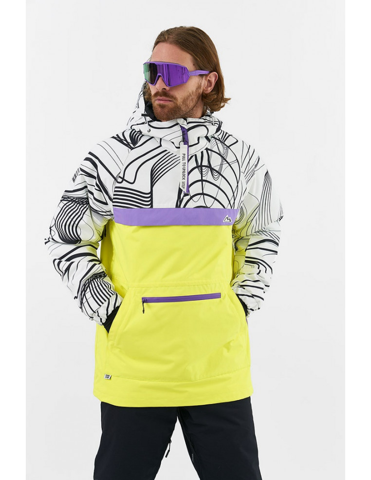 Анорак COOL ZONE KLOD линии/светло-фиолетовый/неогрушевый Р:XS 1600001831215 Куртки женские COOL ZONE 16 800 ₽