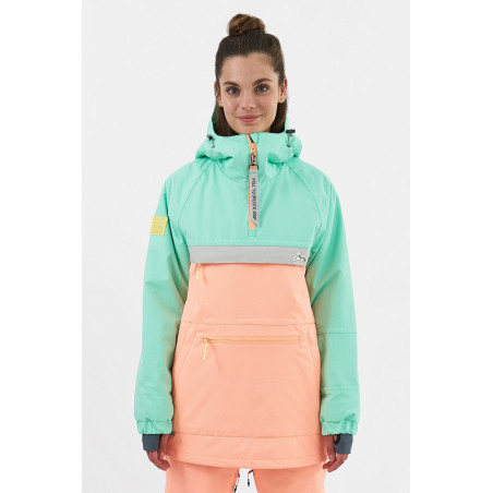 Анорак COOL ZONE KLOD светло-мятный/холодный серый/неоперсиковый Р:M 4610151924986 Куртки женские COOL ZONE 16 800 ₽