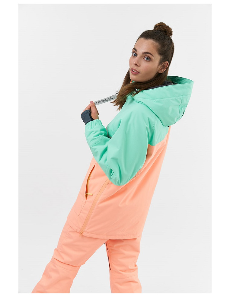 Анорак COOL ZONE KLOD светло-мятный/холодный серый/неоперсиковый Р:S 1600001831079 Женские костюмы COOL ZONE 16 800 ₽