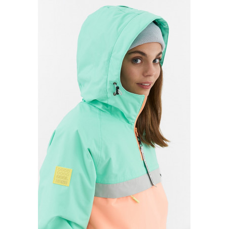 Анорак COOL ZONE KLOD светло-мятный/холодный серый/неоперсиковый Р:M 4610151924986 Куртки женские COOL ZONE 16 800 ₽