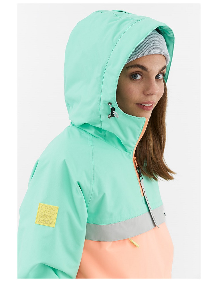 Анорак COOL ZONE KLOD светло-мятный/холодный серый/неоперсиковый Р:XS 4610151924962 Куртки женские COOL ZONE 16 800 ₽