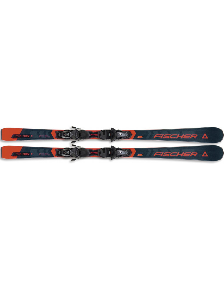 Горные лыжи FISCHER THE CURV TI TWIN 171 + RS10 2200000036896 Горные лыжи в Уфе FISCHER 67 650 ₽