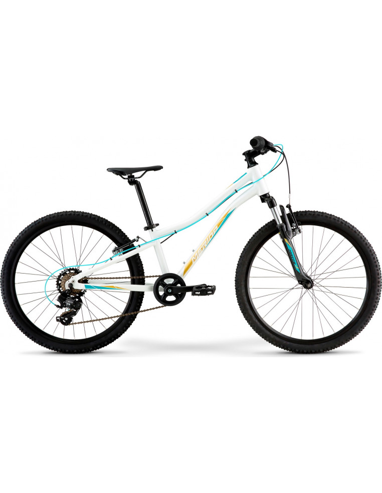 Велосипед горный Merida Matts J.24+ Eco К:24" GlossyWhite/TealGold 2200000037923 Детские велосипеды MERIDA 37 790 ₽