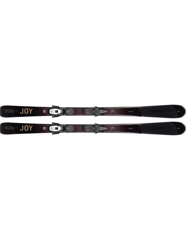 Горные лыжи HEAD e.Pure Joy SLR Joy Pro black gold 148 + JOY 9 GW SLR BRAKE 85 [H] 2200000039200 Горные лыжи в Уфе HEAD 45 950 ₽