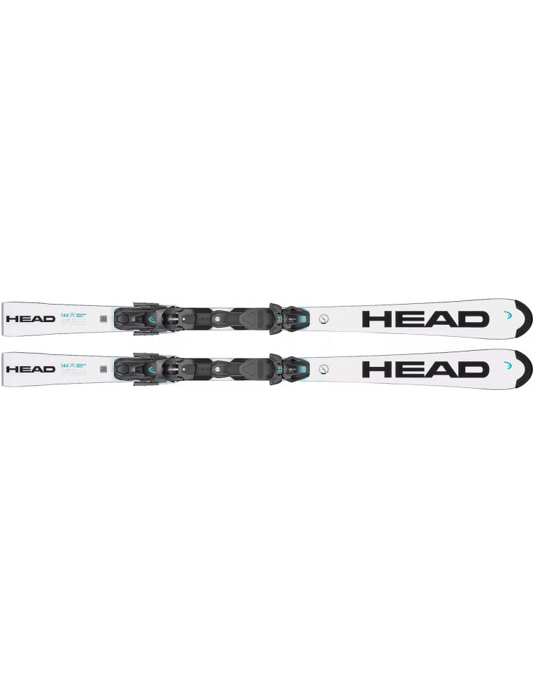 Горные лыжи HEAD WCR e.SL Rebel Team SW RP WCR T white/speedblue 150 + FF 11 RACE BR 85 [A] 2200000039170 Горные лыжи в Уфе HEAD 80 990 ₽