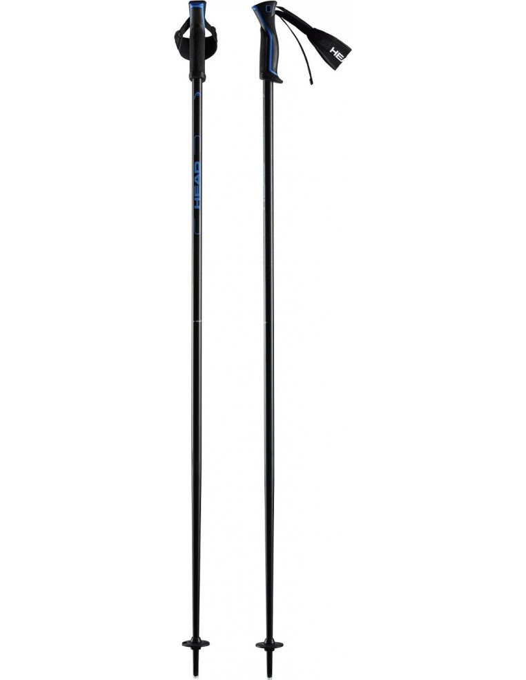Палки горнолыжные HEAD Frontside 18 mm black/blue 120 2200000039576 Горнолыжные палки HEAD 4 990 ₽