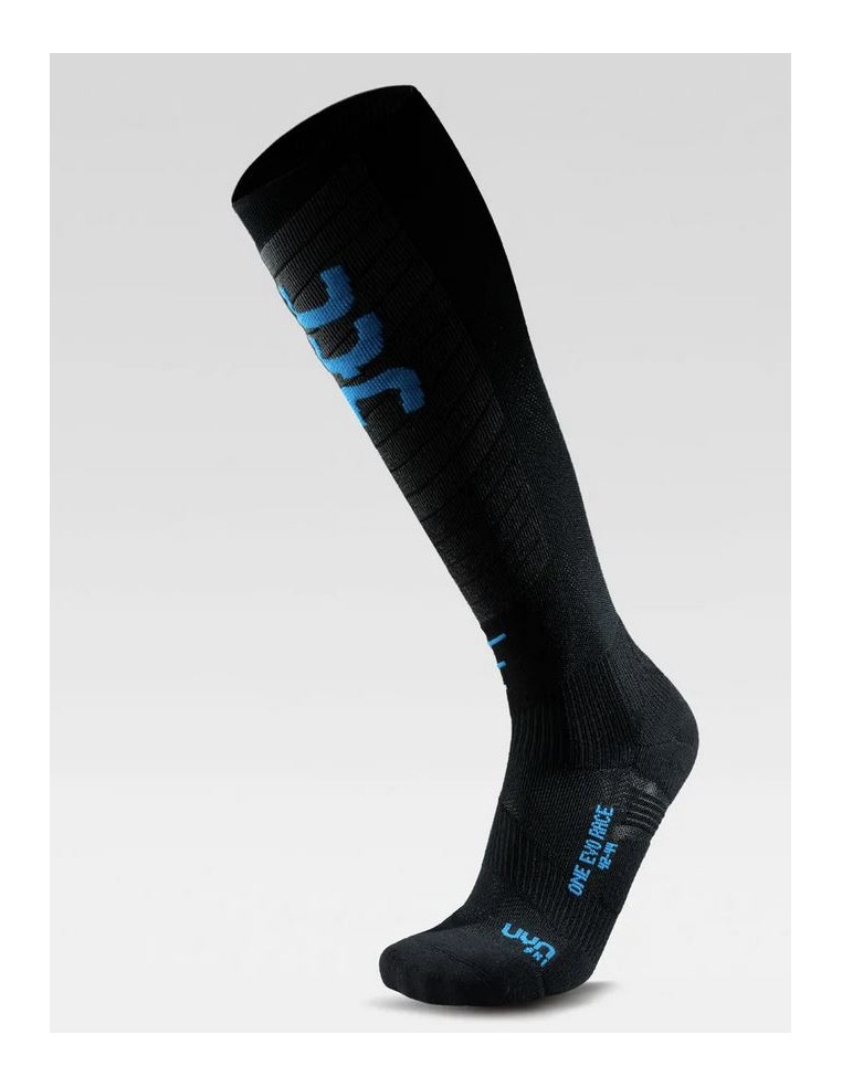 Носки UYN MS SKI EVO RACE ONE B032 Black/Blue Р:42-44 8054216800635 Термоноски UYN 3 590 ₽