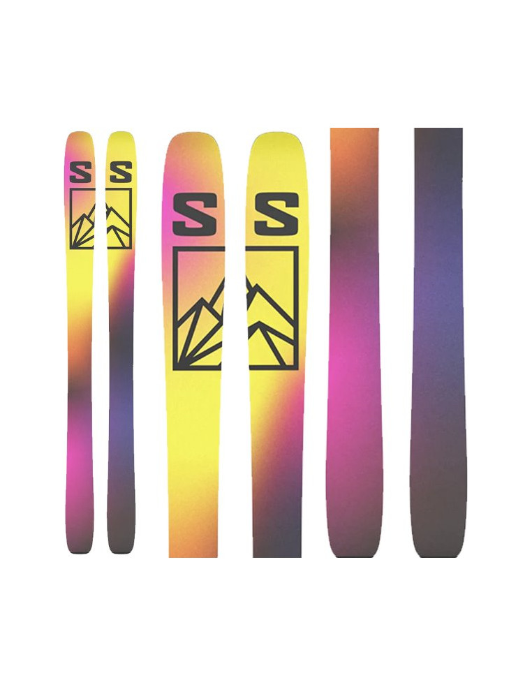 Горные лыжи SALOMON N QST 106 Even Haze/Acid Green 181 2200000040312 Горные лыжи в Уфе Salomon 75 580 ₽
