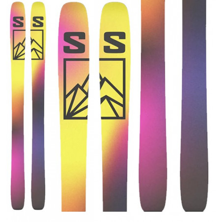 Горные лыжи SALOMON N QST 106 Even Haze/Acid Green 181 2200000040312 Горные лыжи в Уфе Salomon 75 580 ₽