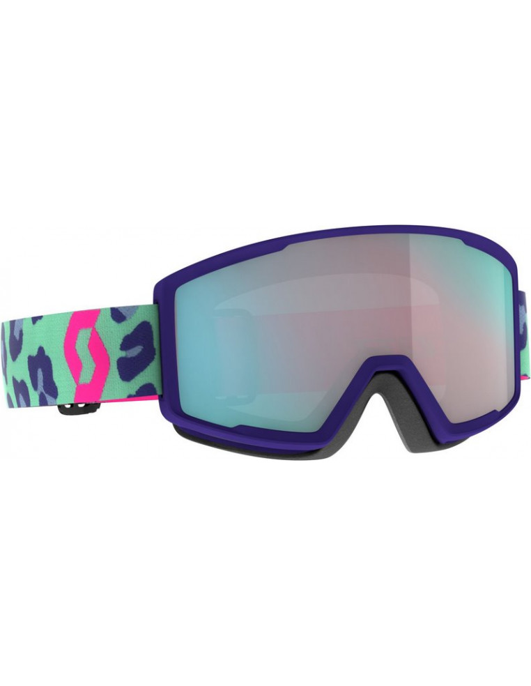 Очки SCOTT Factor pro mint green/neon pink (enhancer aqua chrome) Cat.2 7615523880638 Горнолыжные очки SCOTT 9 850 ₽