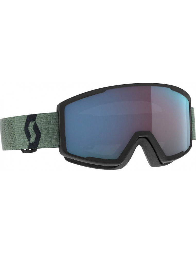 Очки SCOTT Factor pro soft green/black (enhancer blue chrome) Cat.2 7615523880645 Горнолыжные очки SCOTT 9 850 ₽