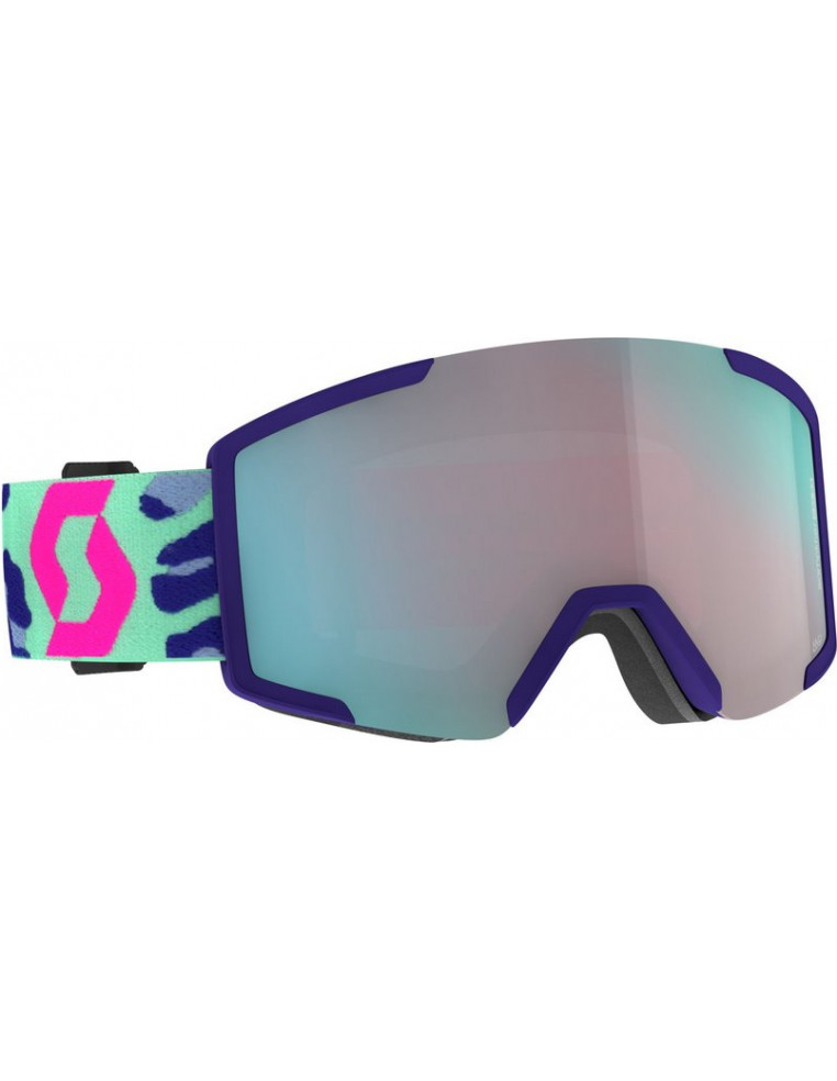 Очки SCOTT Shield + extra lens mint green/neon pink (enhancer aqua chrome) Cat.2 7615523881277 Горнолыжные очки SCOTT 15 890 ₽