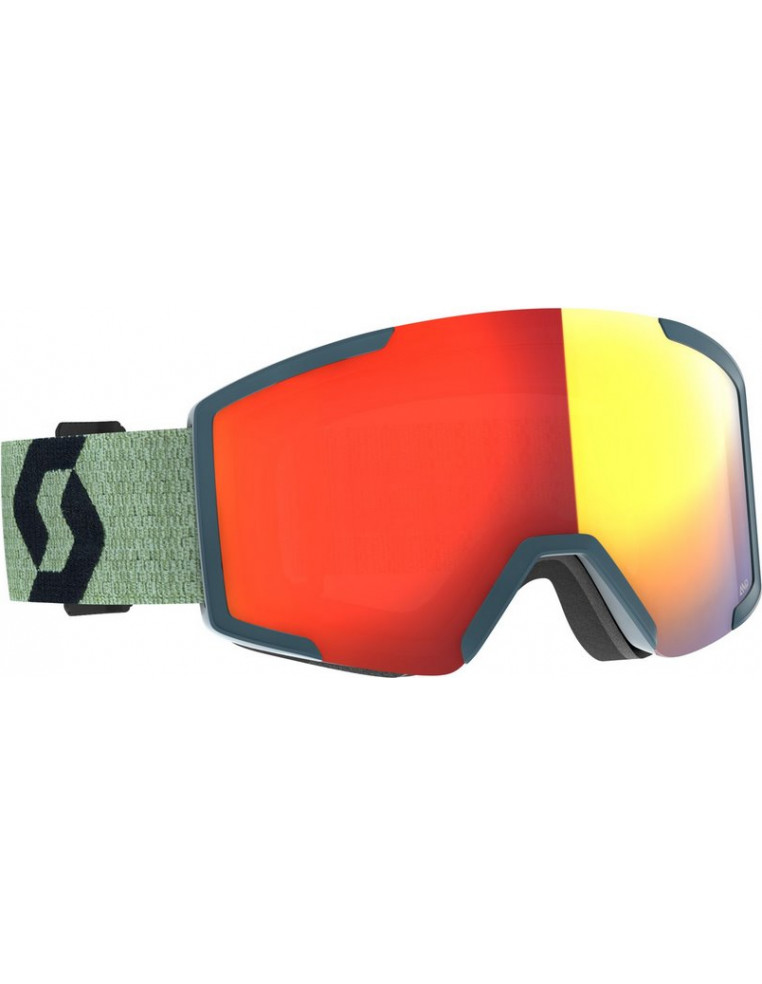 Очки SCOTT Shield + extra lens soft green/black (enhancer red chrome) Cat.2 7615523881284 Горнолыжные очки SCOTT 15 890 ₽