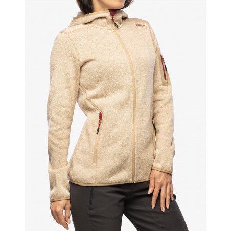 Кофта женская CMP WOMAN SESAMO ANEMONE hood (Светло-коричневый) Р:44 8058949087899 Средний слой CMP 7 980 ₽