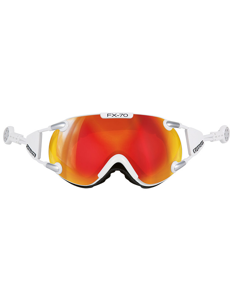 Шлем CASCO SP-3 Airwolf white M 56-58cm + FX70 Carbonic white orange mirror 4031381713032 Горнолыжные шлемы CASCO 54 590 ₽