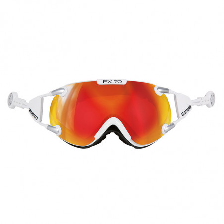 Шлем CASCO SP-3 Airwolf white M 56-58cm + FX70 Carbonic white orange mirror 4031381713032 Горнолыжные шлемы CASCO 54 590 ₽