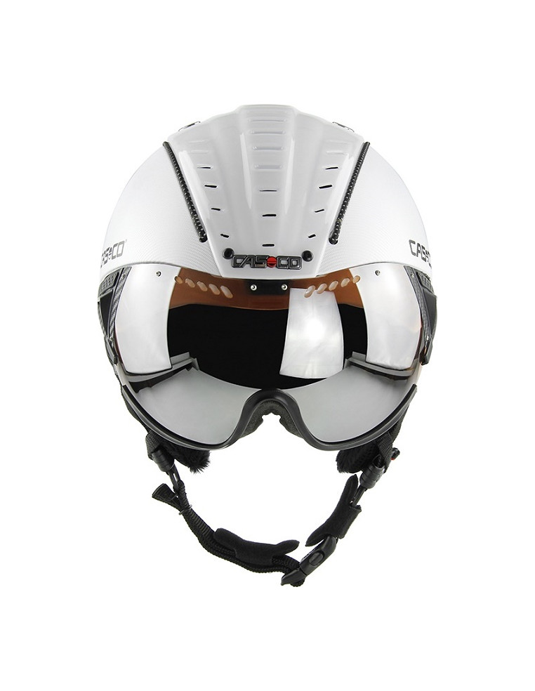 Шлем CASCO SP-2 Carbonic Visor white M 55-57cm 4031381007513 Горнолыжные шлемы CASCO 31 950 ₽