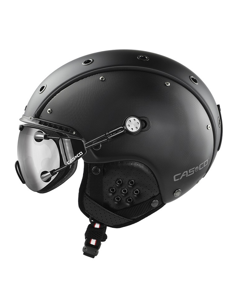 Шлем CASCO SP-3 Airwolf black structure L 58-62cm + FX70 Carbonic black orange mirror 4031381007346 Горнолыжные шлемы CASCO 54 590 ₽