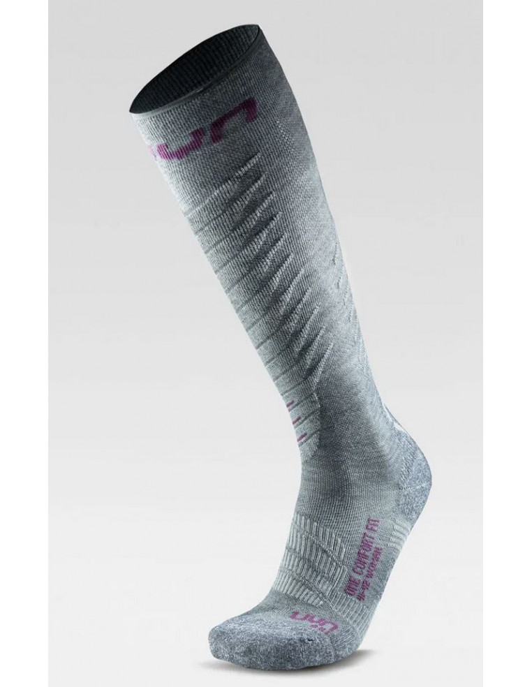 Носки UYN WS SKI ONE COMFORT FIT G360 Grey/Purple Р:41-42 8054216784720 Термоноски UYN 3 790 ₽