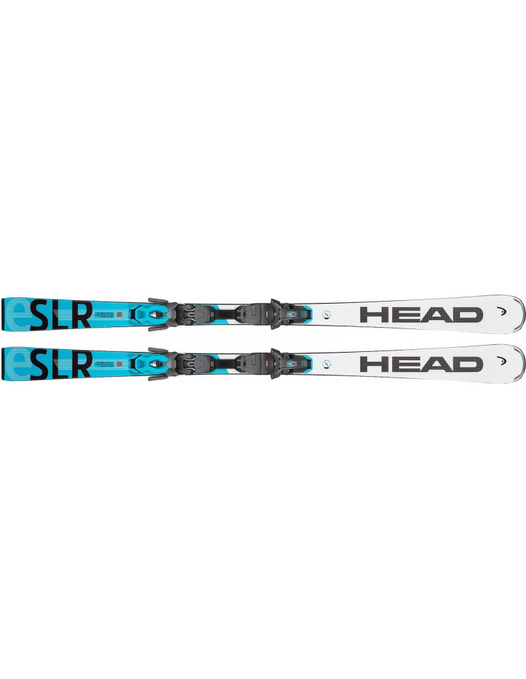 Горные лыжи HEAD e.SLR LYT-PR white black/speed blue 163 + PR 11 GW 2200000040466 Горные лыжи в Уфе HEAD 72 990 ₽