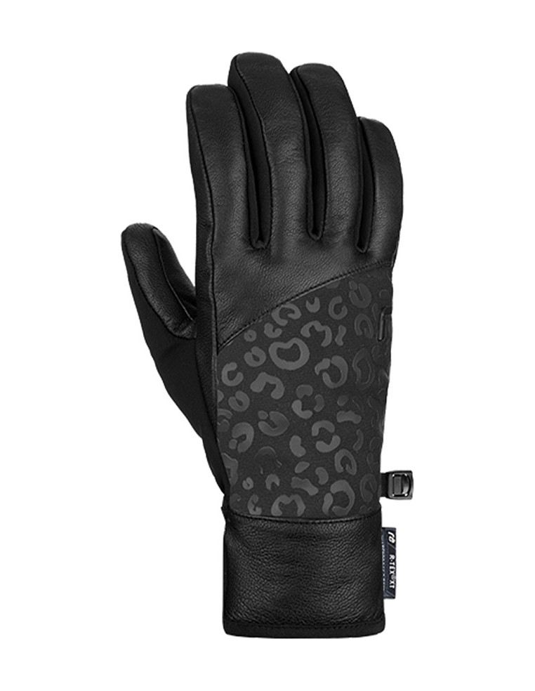 Перчатки REUSCH Beatrix R-TEX XT Black/Black Leopard P:8 4060485447543 Перчатки Reusch 8 990 ₽