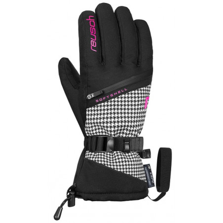 Перчатки REUSCH Demi R-TEX XT Mitten Black/Pied De Poule P:7.5 4060485448298 Аксессуары Reusch 6 490 ₽