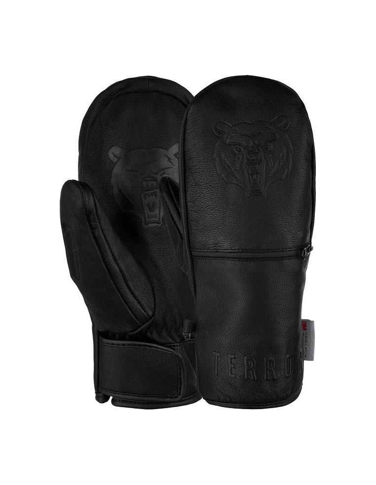 Варежки TERROR LEATHER Mitten Black P:L 4665308791508 Аксессуары TERRO 6 650 ₽