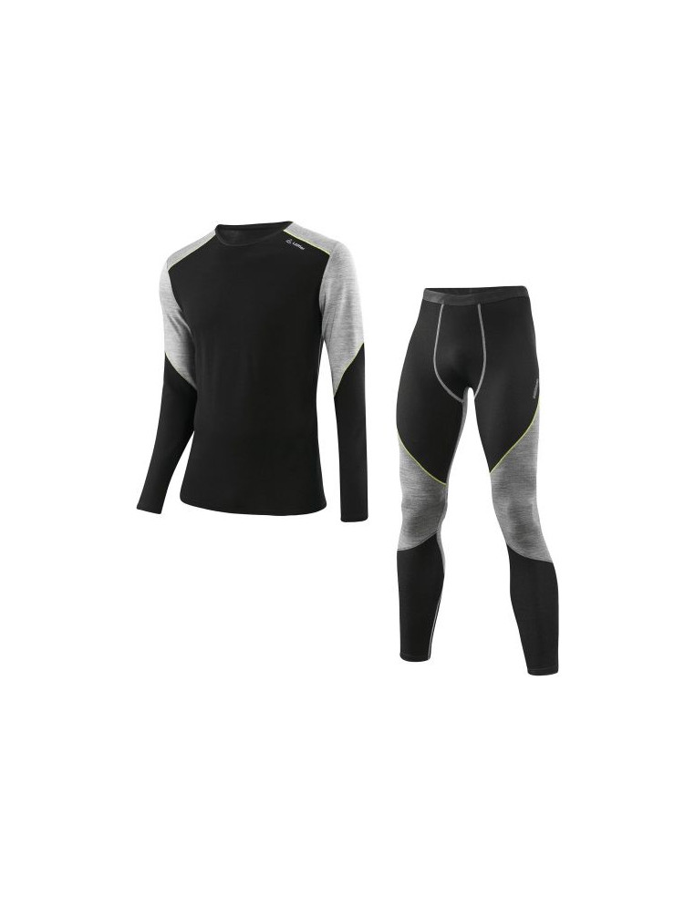 Термобелье комплект LOFFLER MS Merino black/grey melange Р:50 9006063945181 Термобелье LÖFFLER 13 290 ₽