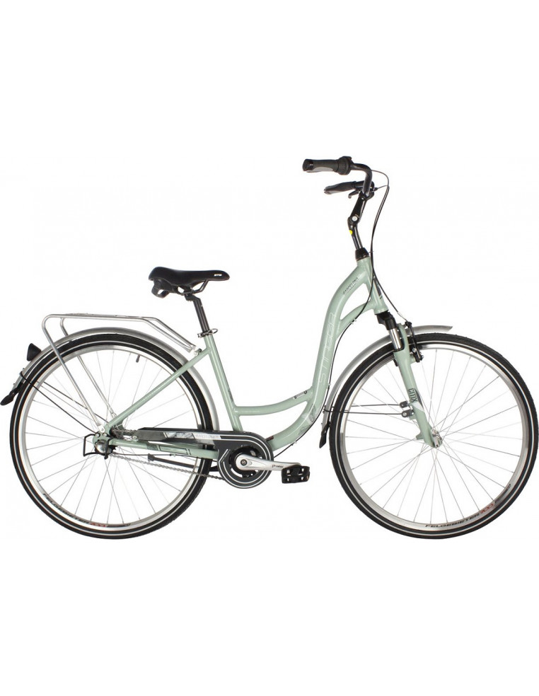Велосипед 28" STINGER BARCELONA STD 700C 15" зеленый 2200000041845 Дорожные велосипеды STINGER 39 950 ₽