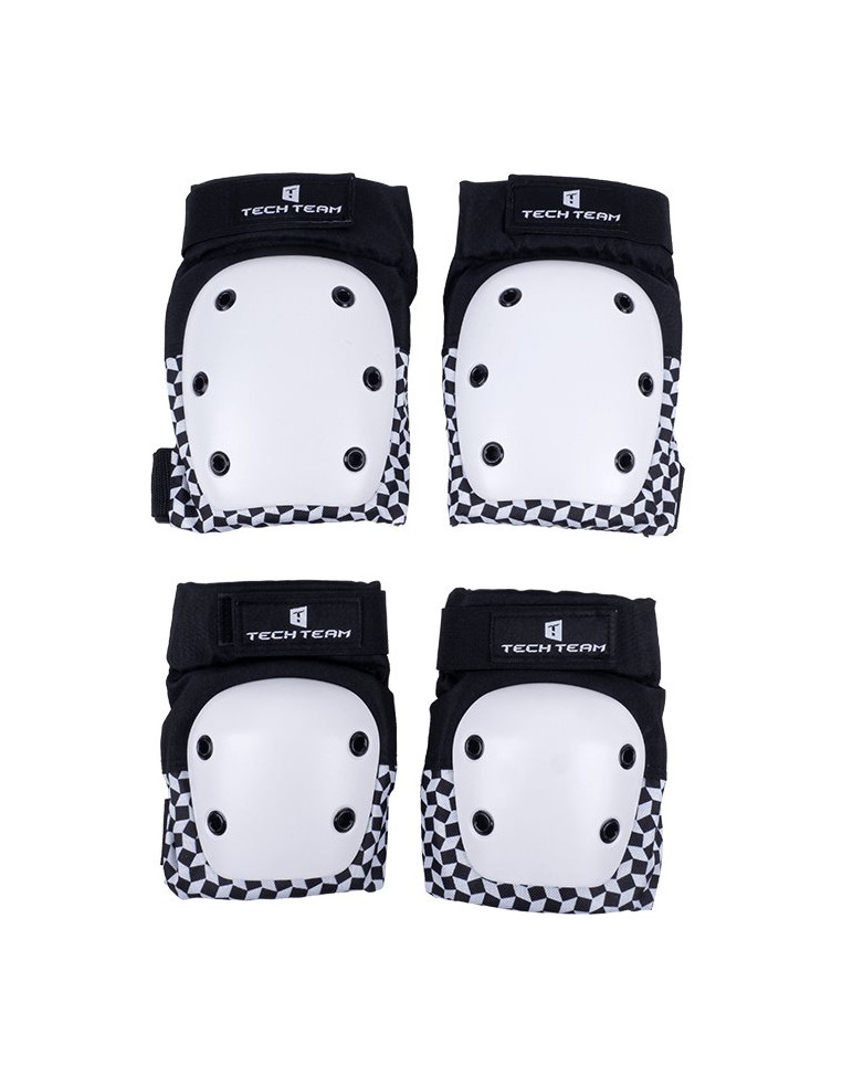 Защита TECH TEAM ARMOR BASIC M2 колени+локти white L 179574 2037502179574 Защита TECH TEAM 2 450 ₽