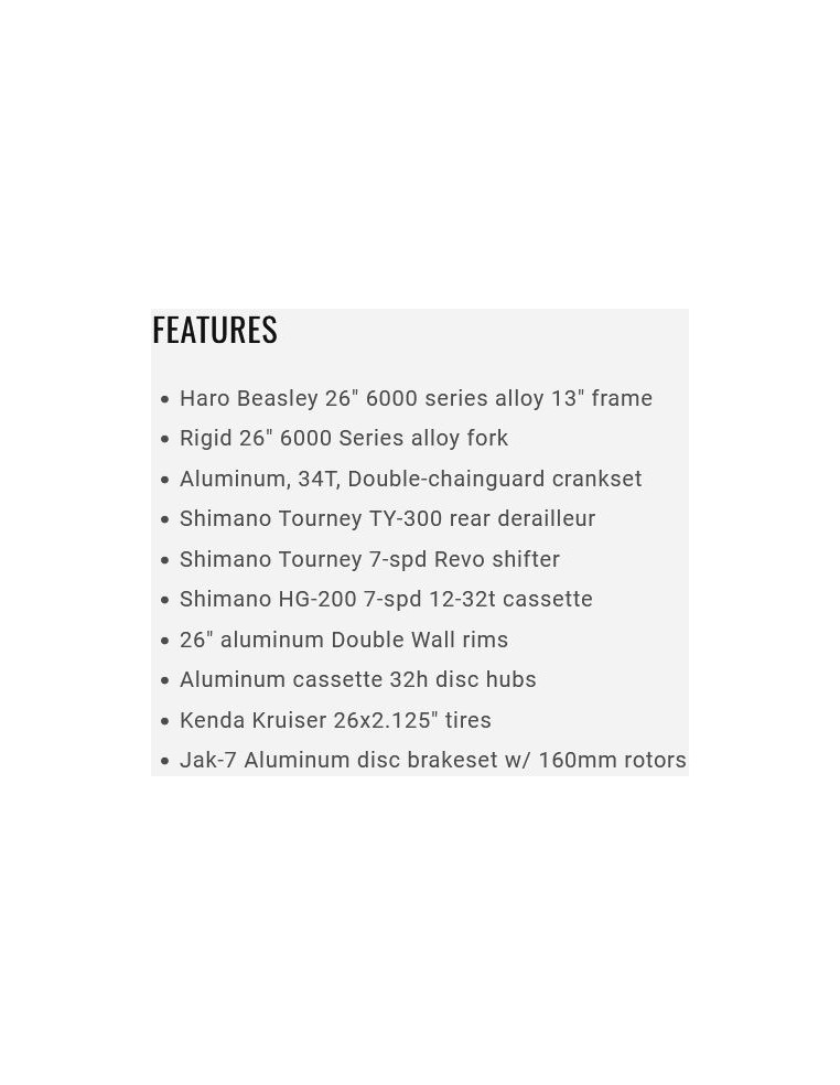 Велосипед 26" HARO Beasley 13", 7 скоростей Серебристо-Мятный 2200000037596 Детские велосипеды HARO 42 790 ₽