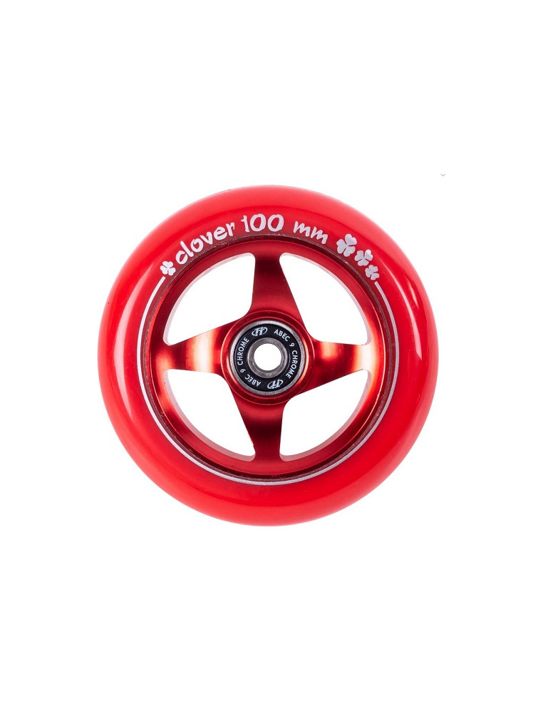 Колесо для самоката TECH TEAM X-Treme 100*24мм Clover red 2038274440343 Запчасти для самокатов TECH TEAM 1 690 ₽