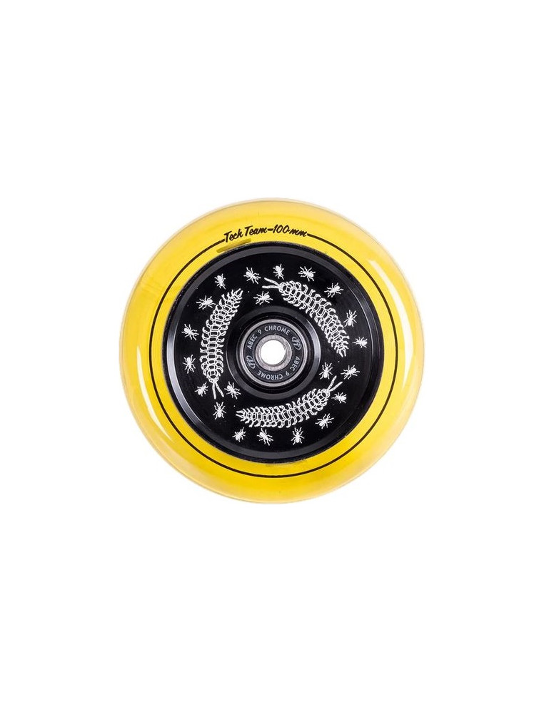 Колесо для самоката TECH TEAM X-Treme 100*24мм Hollow core yellow transparent 2003836620211 Запчасти для самокатов TECH TEAM 1 950 ₽