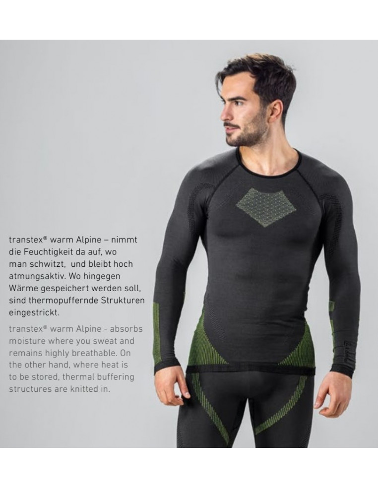Термобелье мужское верх LOFFLER Alpine black/neon yellow Р:50-52 9006063814876 Термобелье LÖFFLER 6 950 ₽