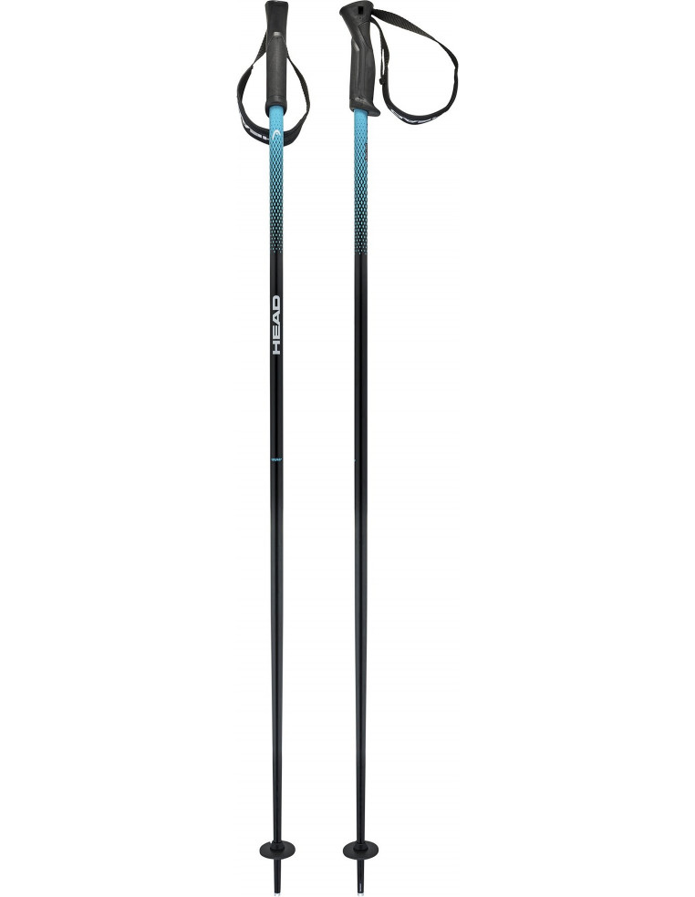 Палки горнолыжные HEAD Frontside black/speed blue 125 2200000043986 Горнолыжные палки HEAD 5 390 ₽