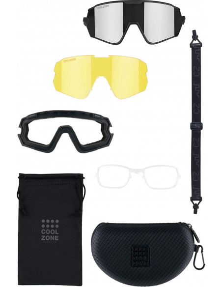 Очки COOL ZONE OPR001/BLACK черный 2200000044549 Горнолыжные очки COOL ZONE 8 900 ₽