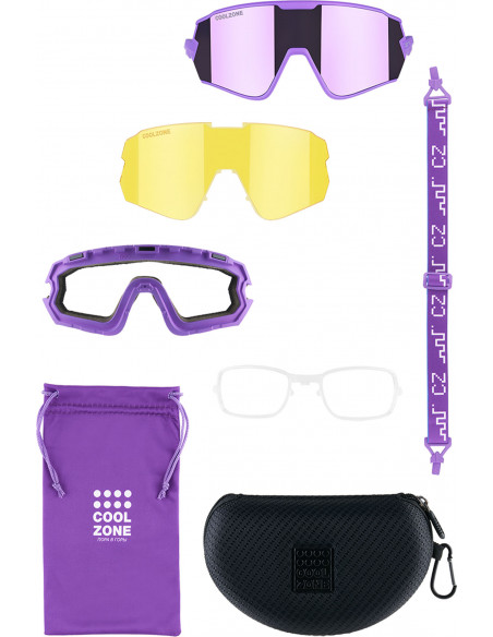 Очки COOL ZONE OPR001/PURPUR фиолетовый 2200000044570 Очки COOL ZONE 8 500 ₽