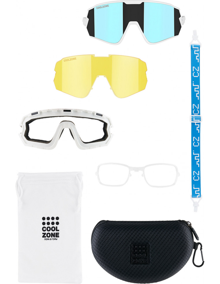 Очки COOL ZONE OPR001/WHITE белый 2200000044587 Горнолыжные очки COOL ZONE 8 500 ₽