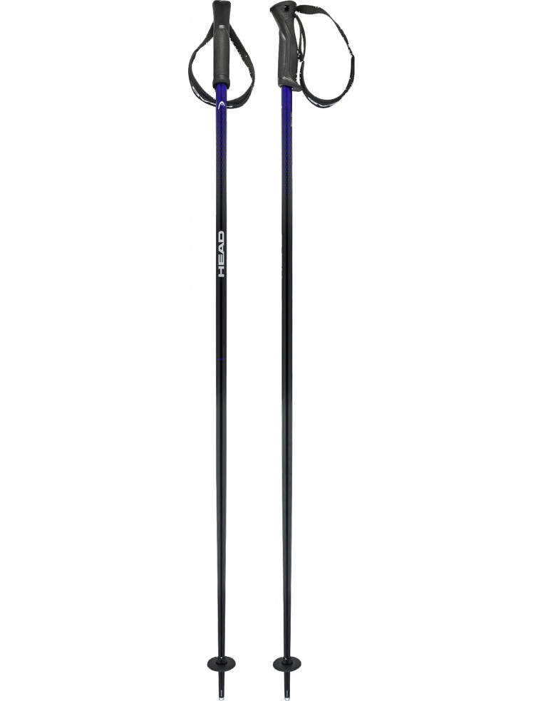 Палки горнолыжные HEAD Frontside black/blue 130 2200000045010 Горнолыжные палки HEAD 5 390 ₽
